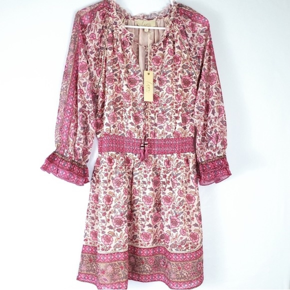 NWT Anthro love the label pink dress